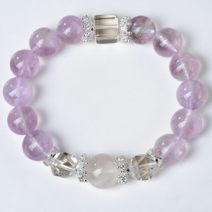 lavender amethyst bracelet