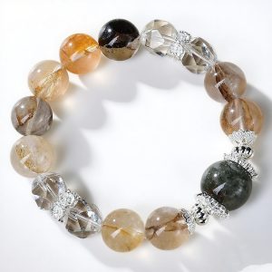 Small Tree Gum Flower Green Phantom Crystal