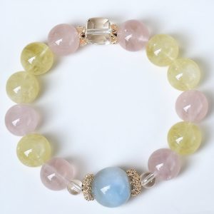 Citrine, Amethyst, Aquamarine