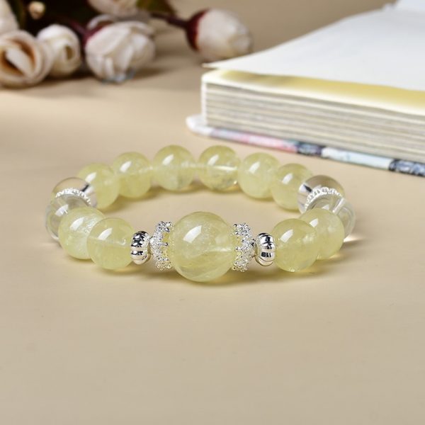 Yellow pagoda quartz - Gem Bracelet - Image 3