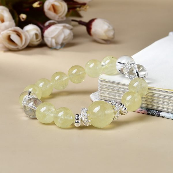 Yellow pagoda quartz - Gem Bracelet - Image 4