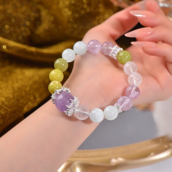 White Phantom Quartz Bracelet - Image 3