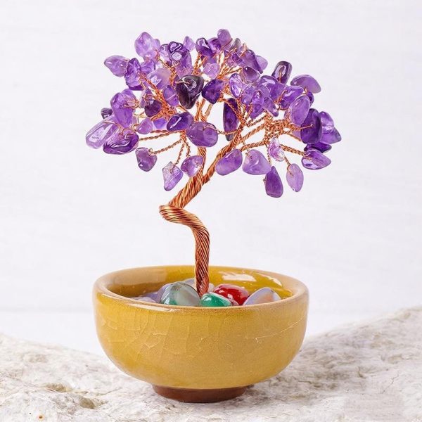 Amethyst Money Tree