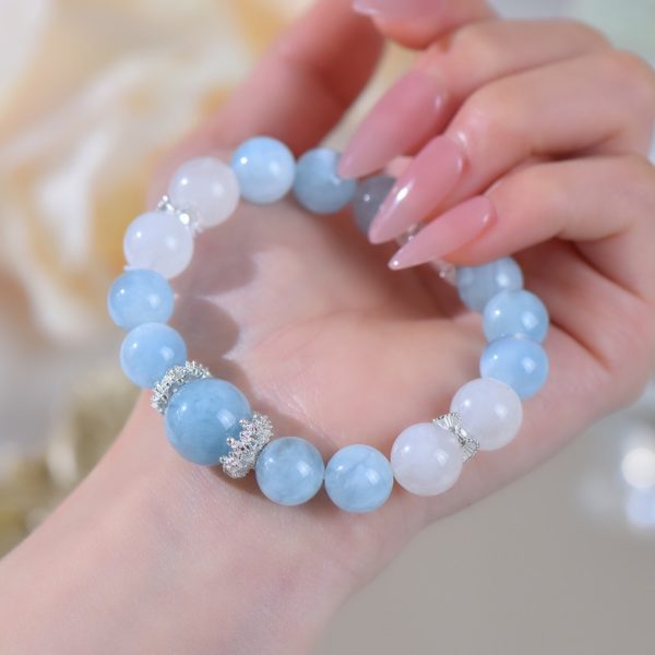 Ocean treasure blue crystal bracelet - Image 2