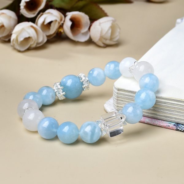 Ocean treasure blue crystal bracelet - Image 3