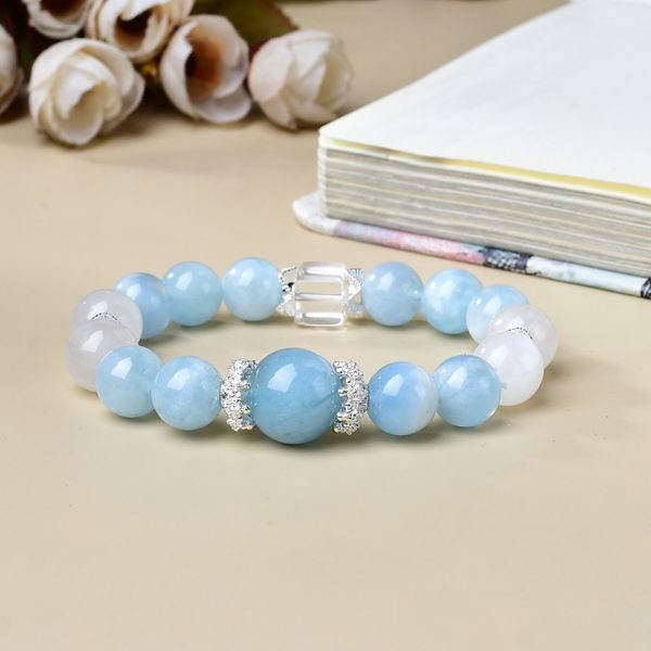 Ocean treasure blue crystal bracelet - Image 4