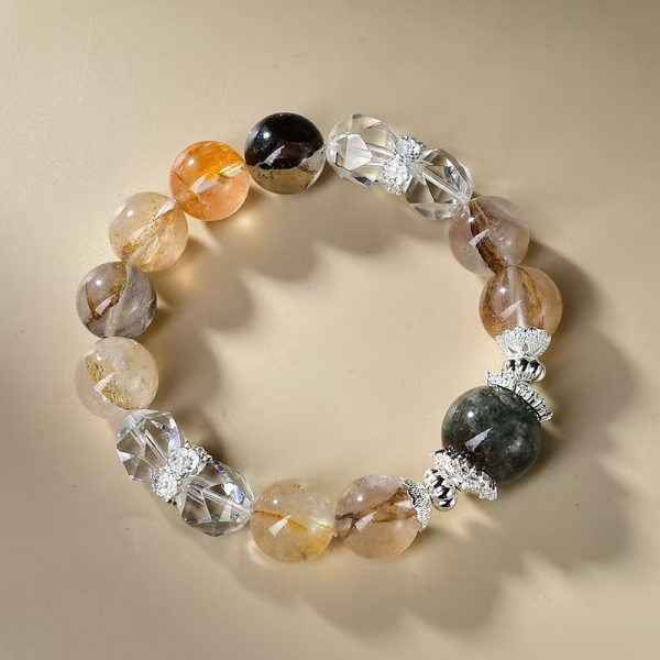 Small Tree Rutilated Quartz, Green Phantom - Image 3