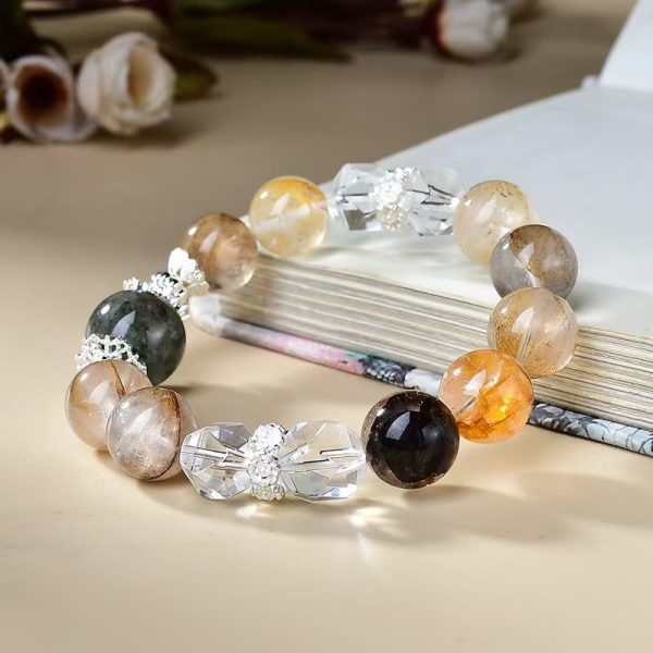 Small Tree Rutilated Quartz, Green Phantom - Image 4