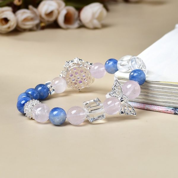 Kyanite and Lavender Themed Magic Box Crystal Bracelet - Image 3