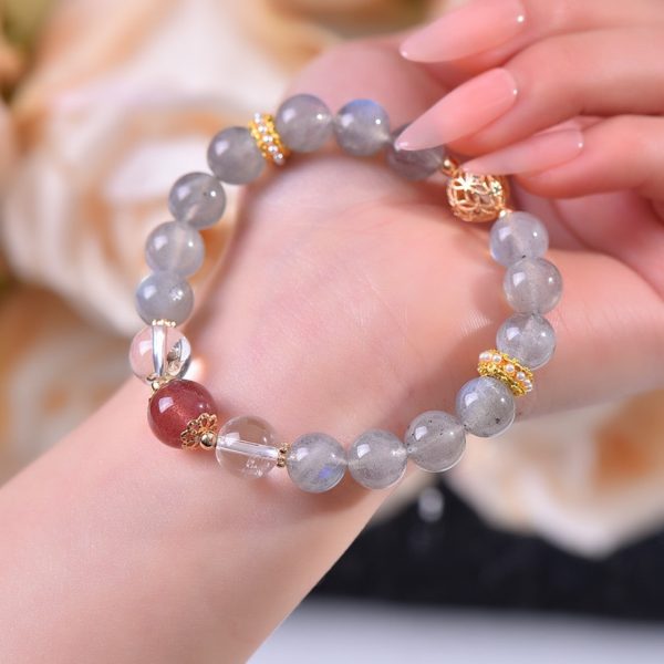 Gray Moonstone bracelet - Image 3