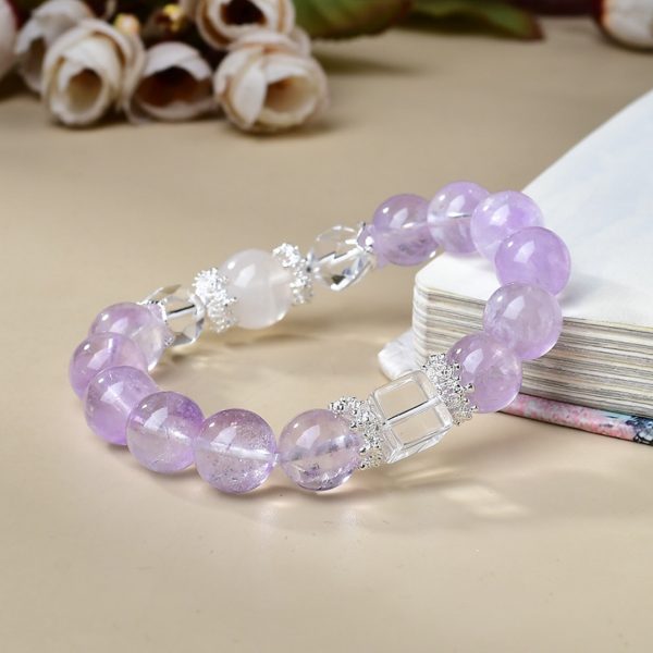 lavender amethyst bracelet - Image 4