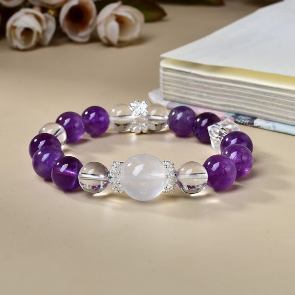 Amethyst, milky white crystal - Image 3